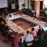 Jahrestagung der Freiwilligenkoordinator*innen in den Nationalen Naturlandschaften Gruppenarbeit in Tagungsraum